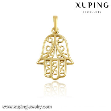 32105 pendentifs hamsa en or 14k xuping sans pierre